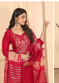 Clothiks Vertical Silk Heavy sequence embroidery Full stiched kurti