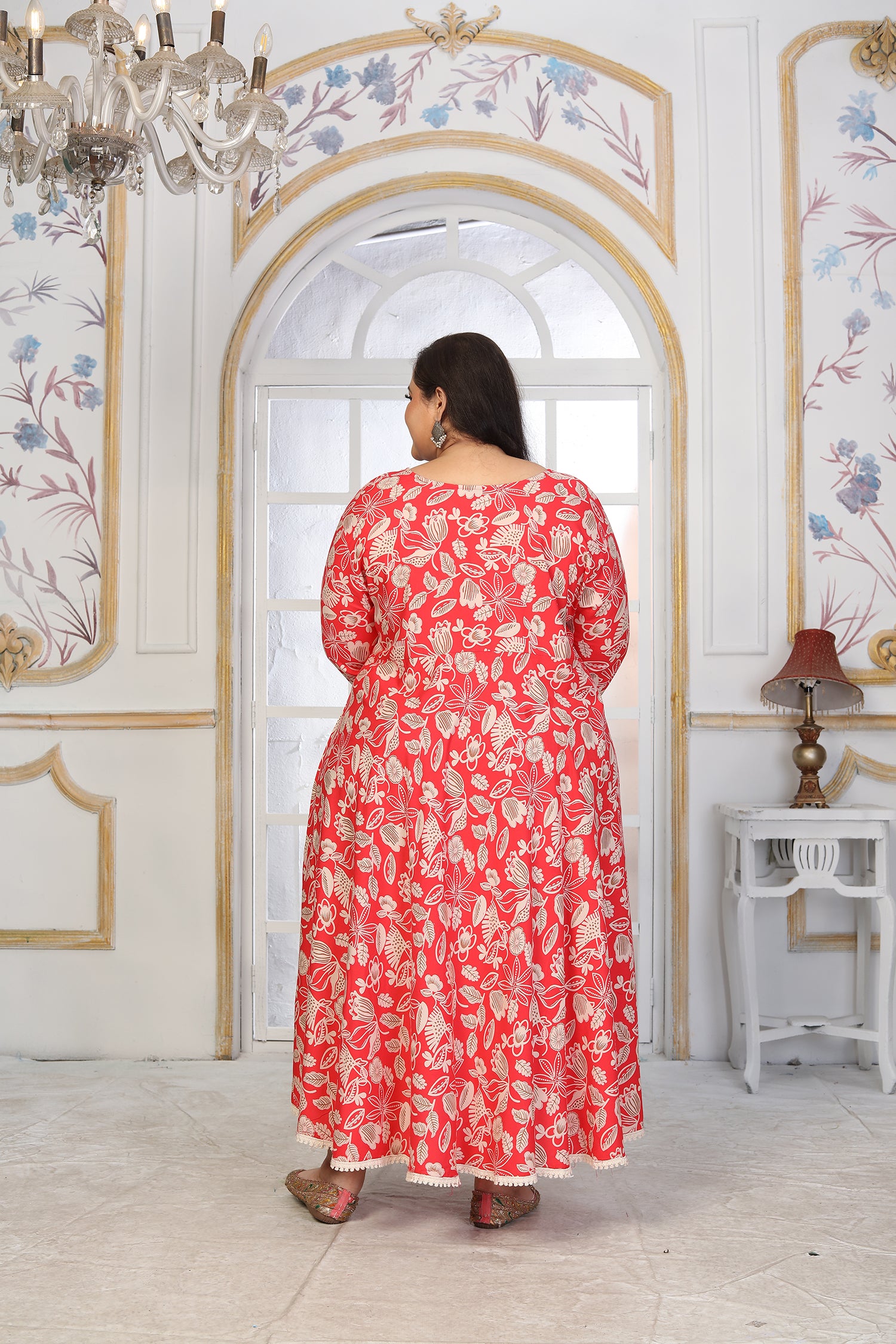 Clothiks Premium Riyon export quality Long  Kurti