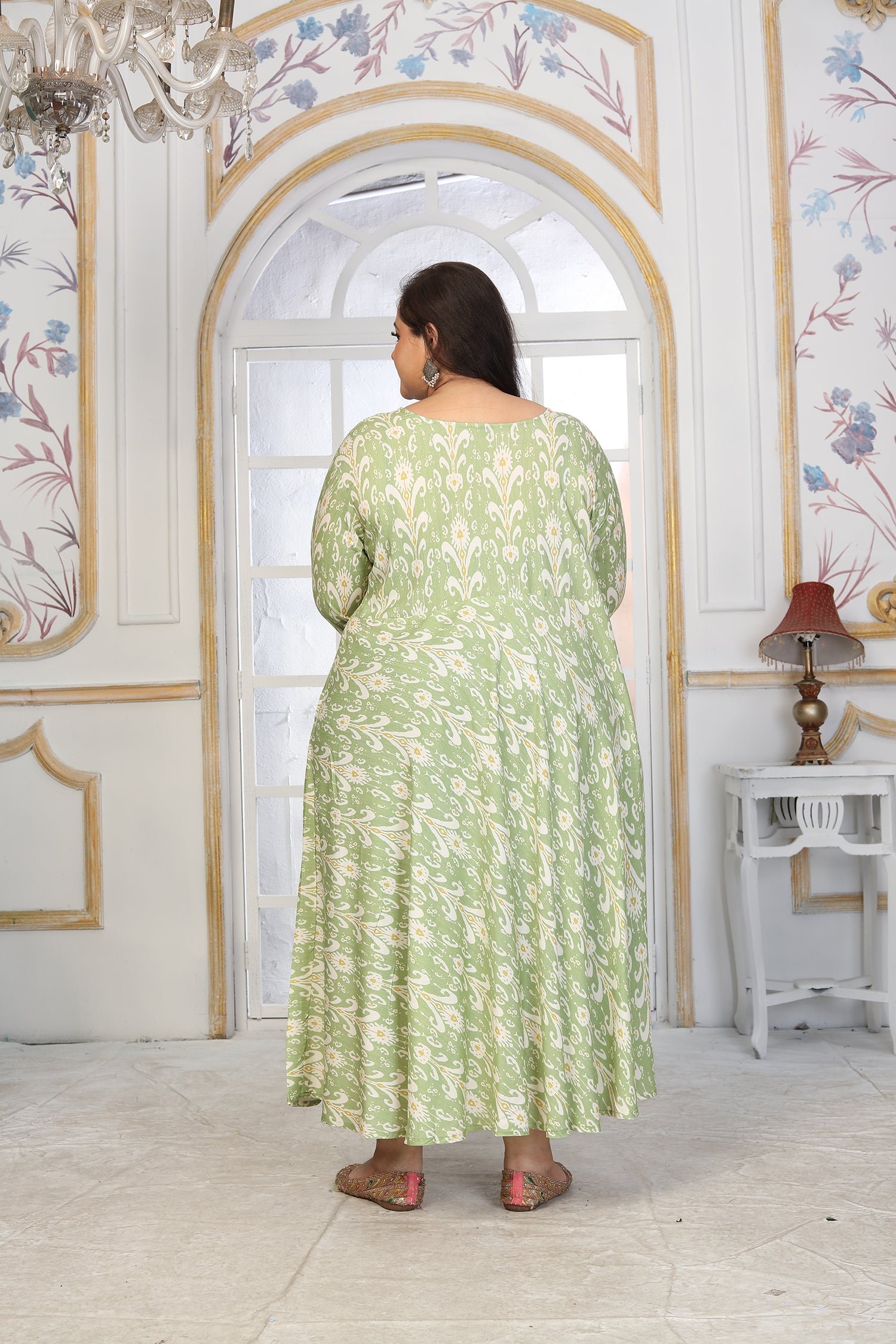 Clothiks Premium Riyon export quality Long  Kurti