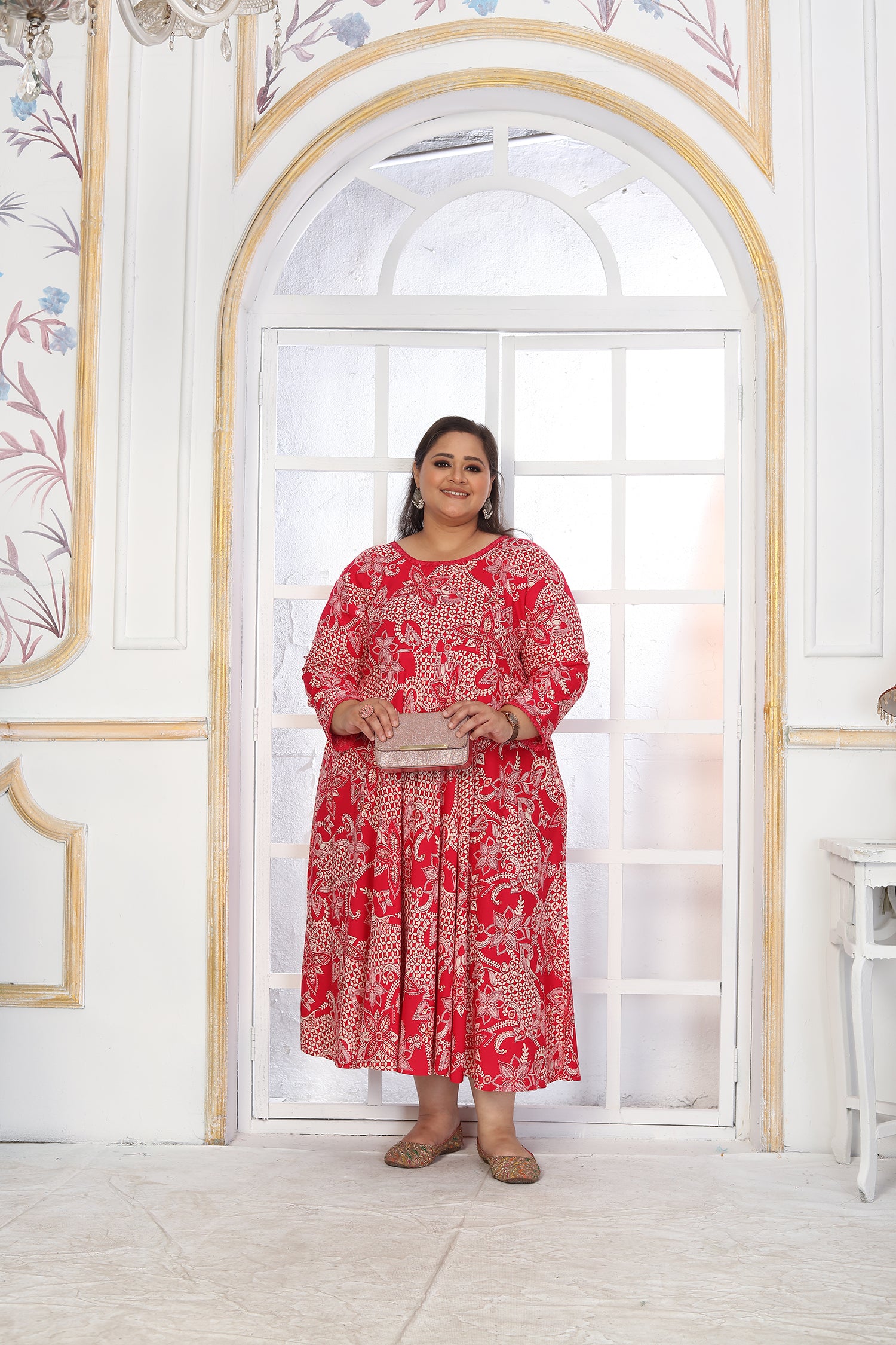 Clothiks Premium Riyon export quality Long  Kurti