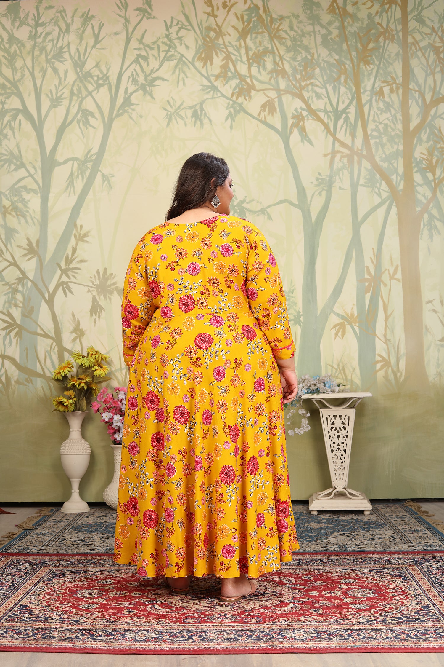Clothiks Premium Riyon export quality Long  Kurti