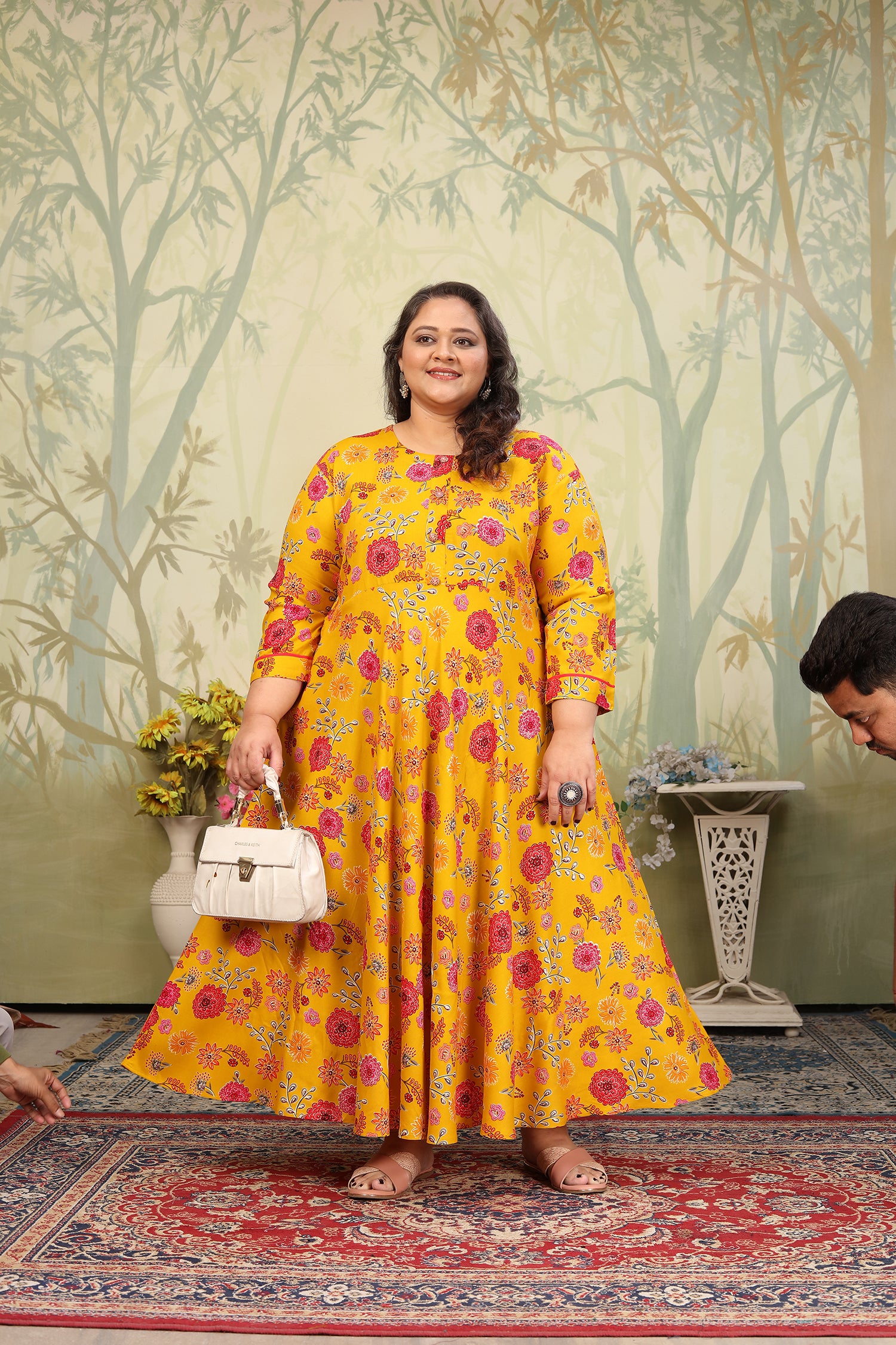 Clothiks Premium Riyon export quality Long  Kurti