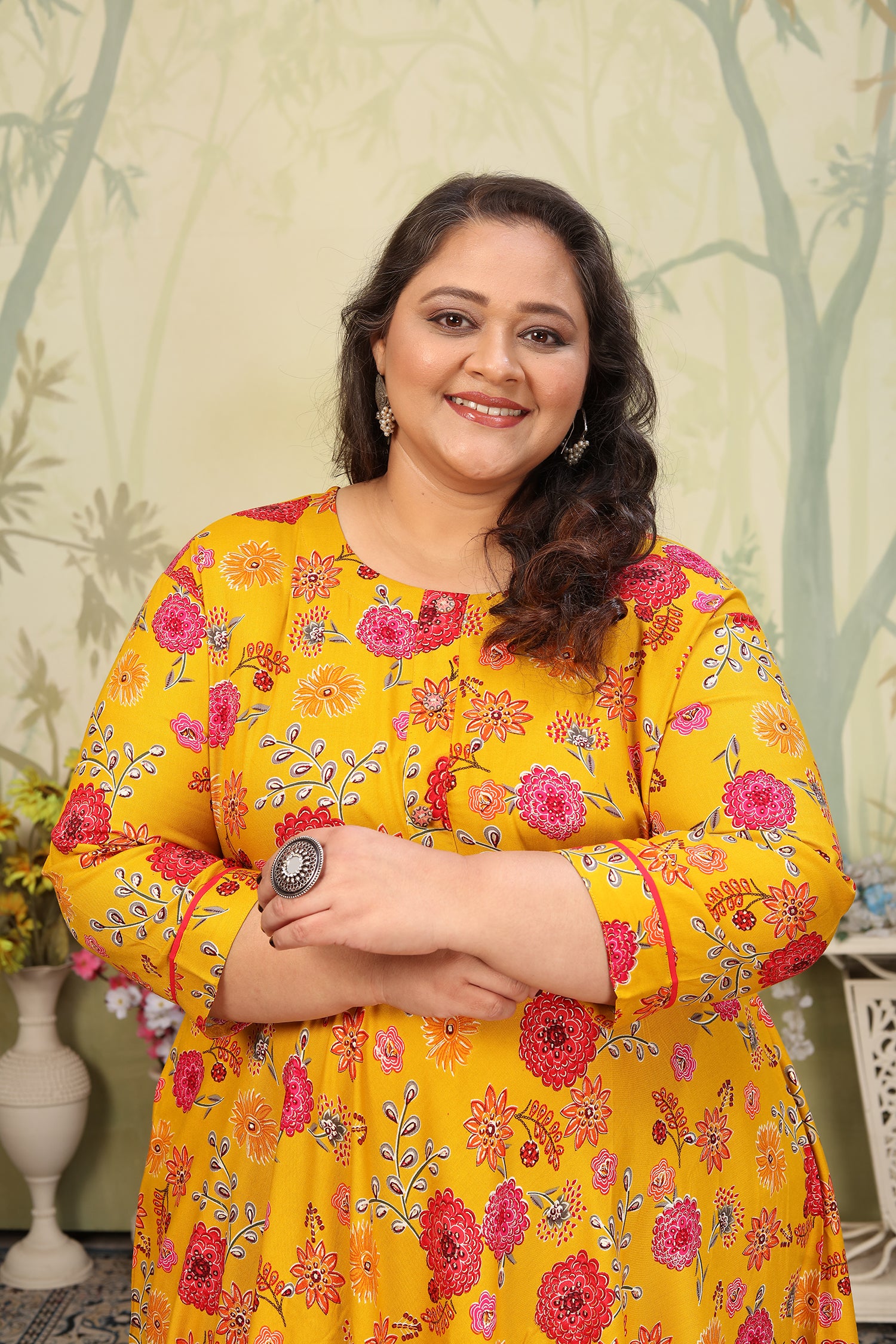 Clothiks Premium Riyon export quality Long  Kurti