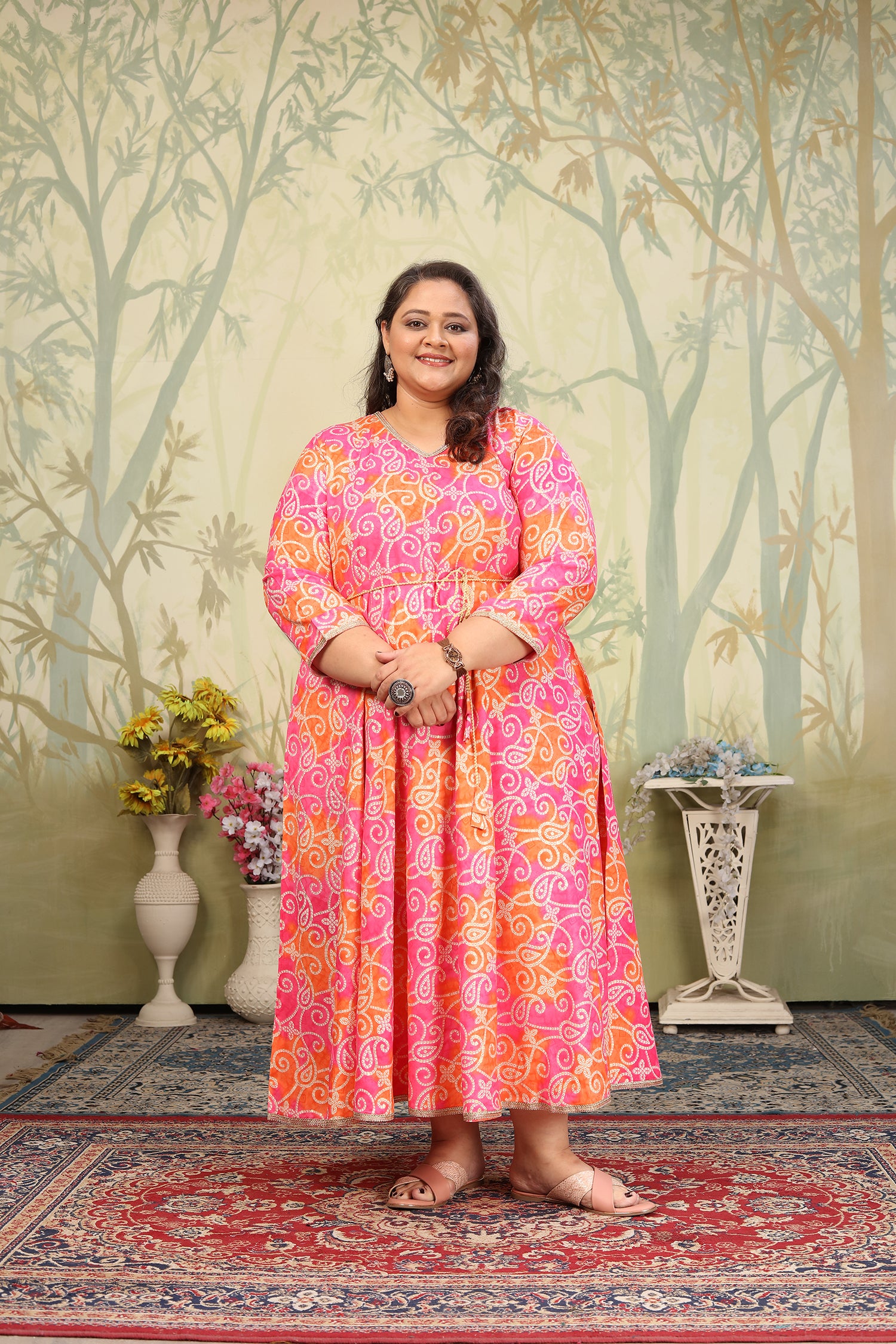 Clothiks Premium Riyon export quality Long  Kurti