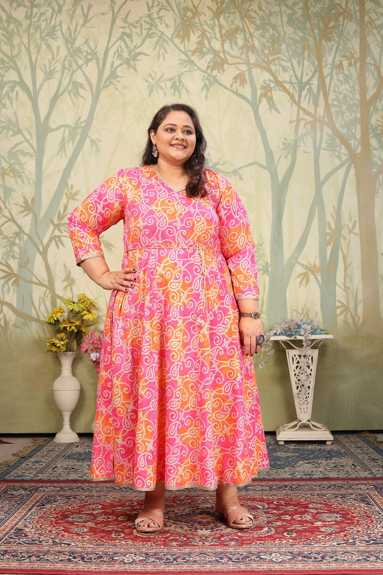 Clothiks Premium Riyon export quality Long  Kurti
