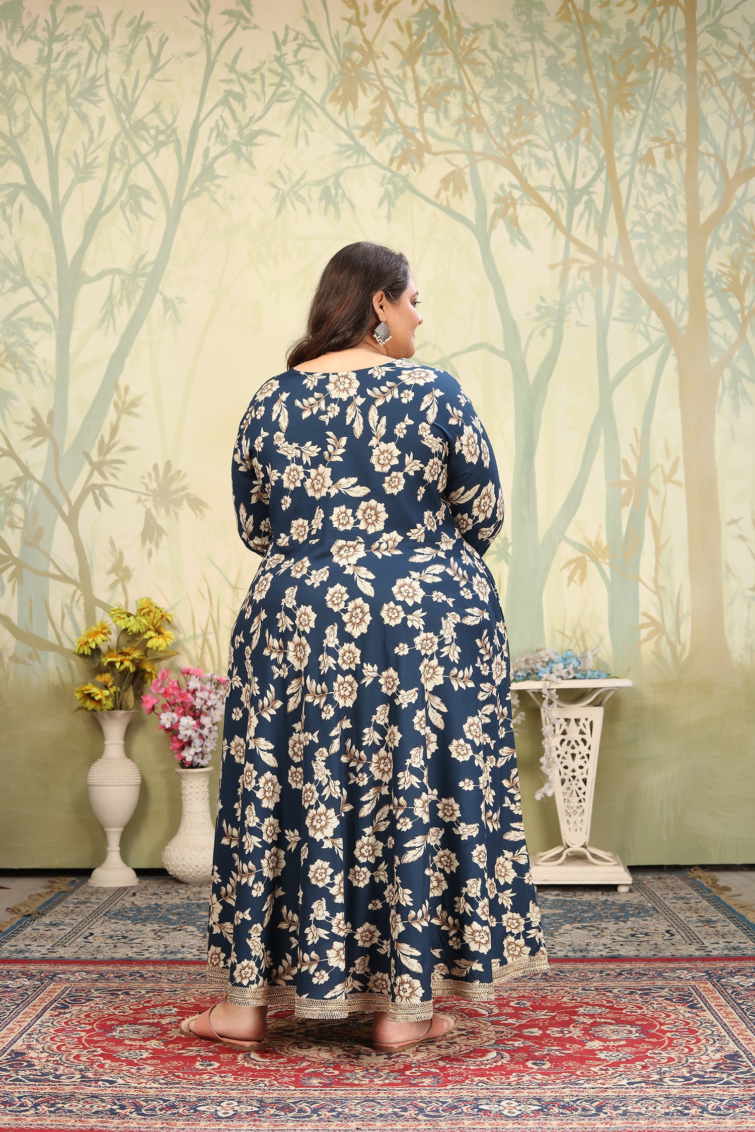 Clothiks Premium Riyon export quality Long  Kurti