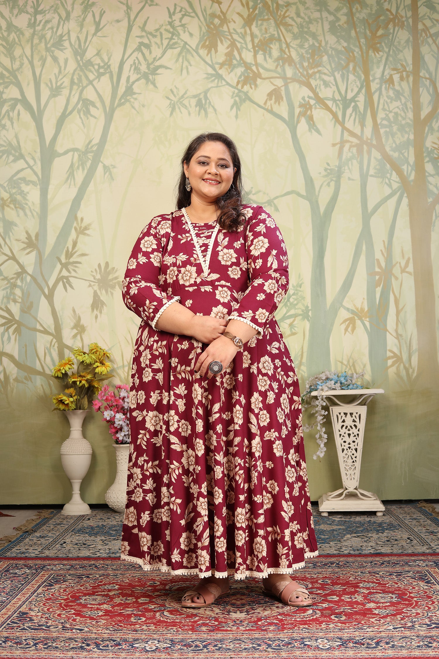 Clothiks Premium Riyon export quality Long  Kurti