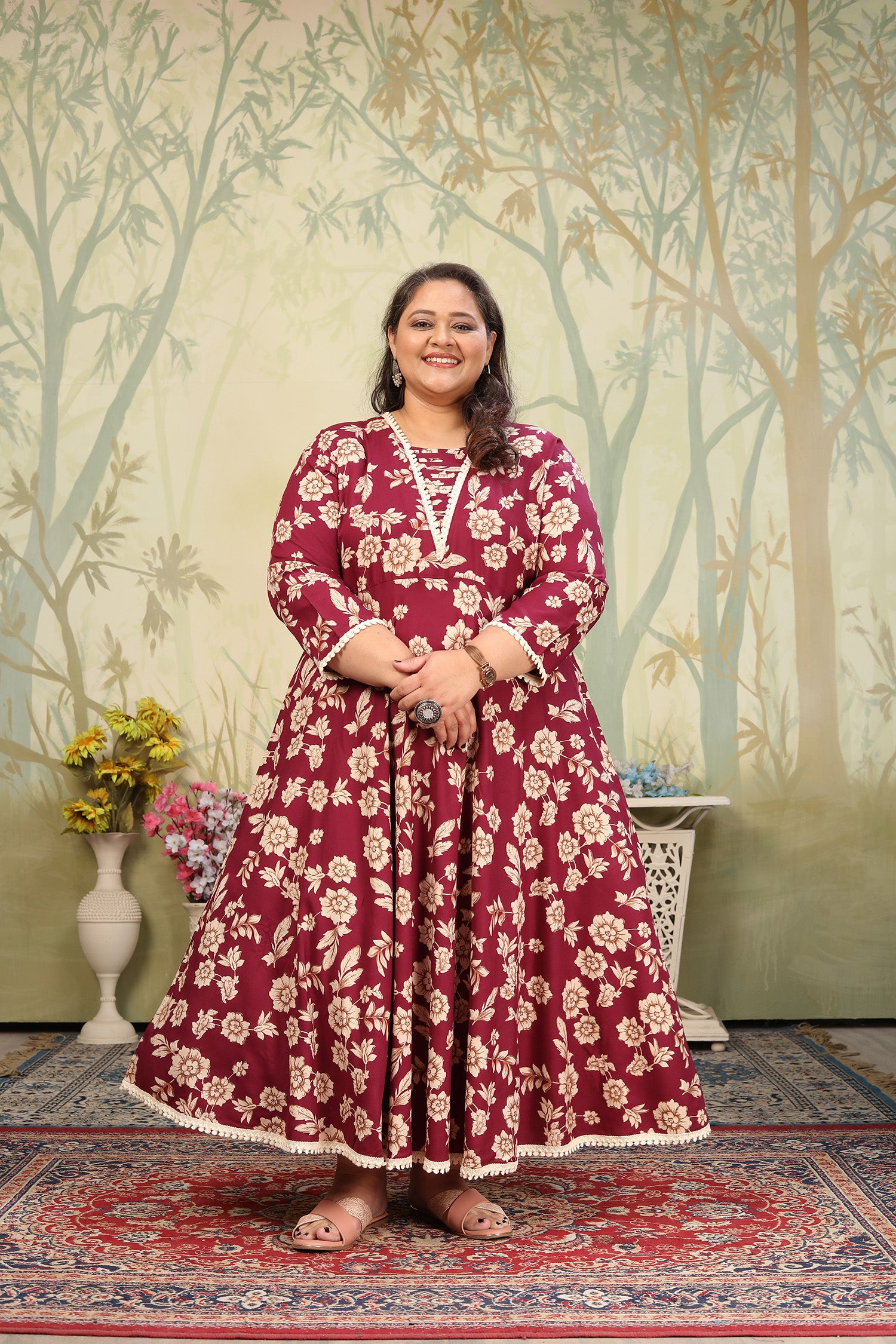 Clothiks Premium Riyon export quality Long  Kurti