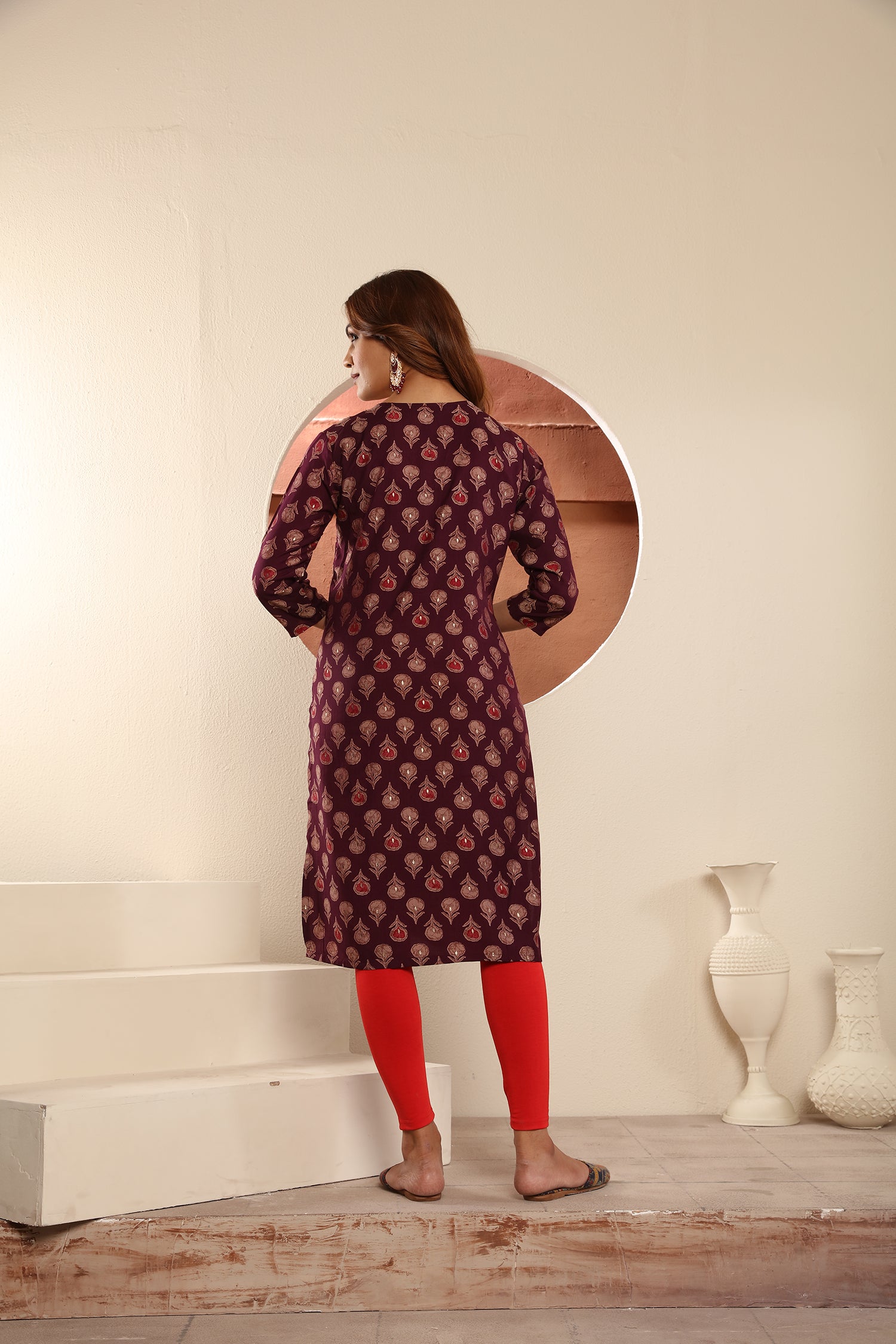 Clothiks Viscose Maslin Print kurti