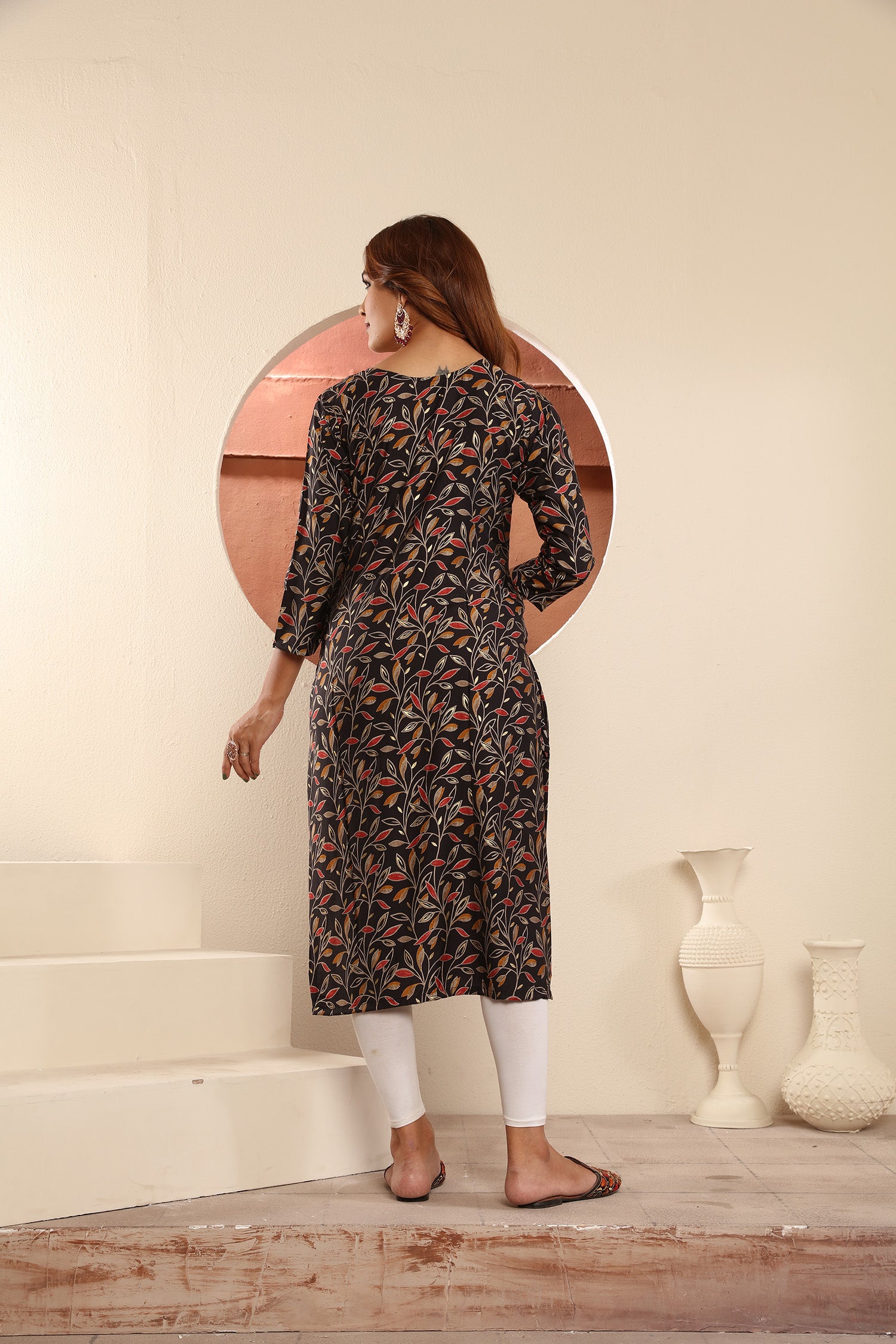Clothiks Premium Viscose Maslin Print Export Quality With Pocket kurti