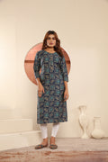 Clothiks Premium Viscose Maslin Print Export Quality With Pocket kurti