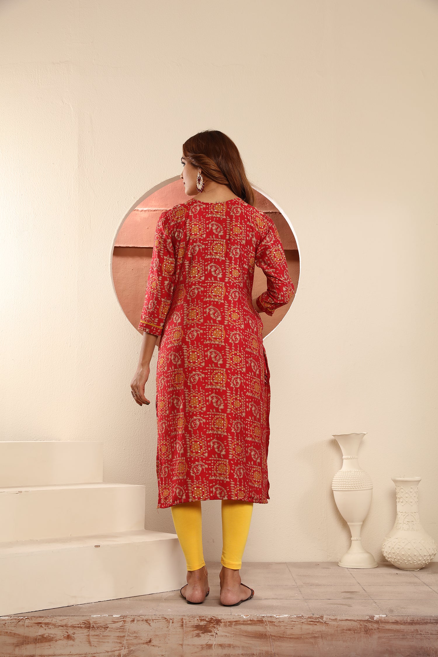 clothiks Premium Viscose Maslin Print Export Quality With Pocket kurti