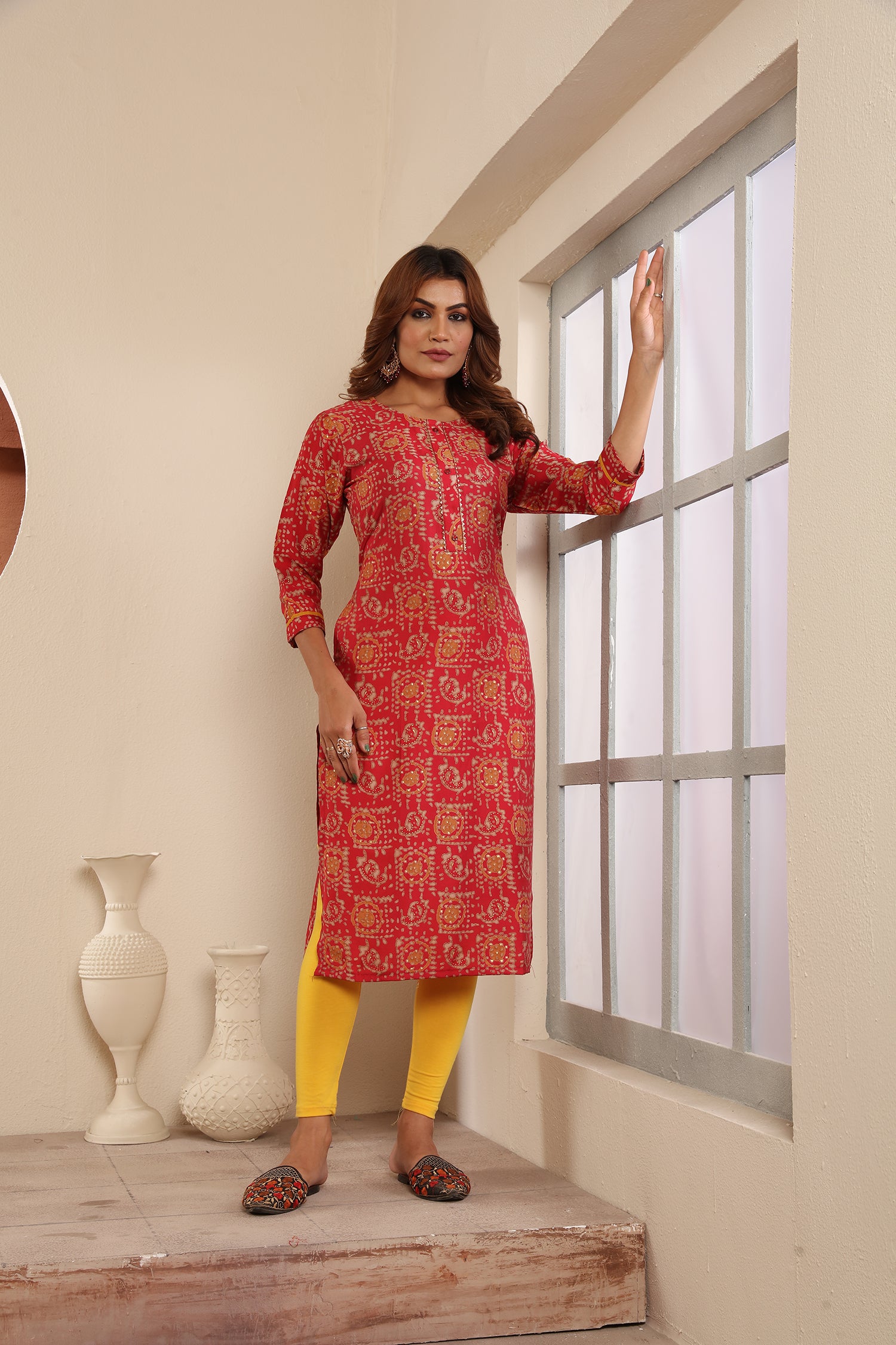 clothiks Premium Viscose Maslin Print Export Quality With Pocket kurti