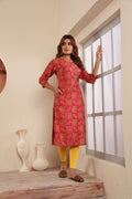 clothiks Premium Viscose Maslin Print Export Quality With Pocket kurti