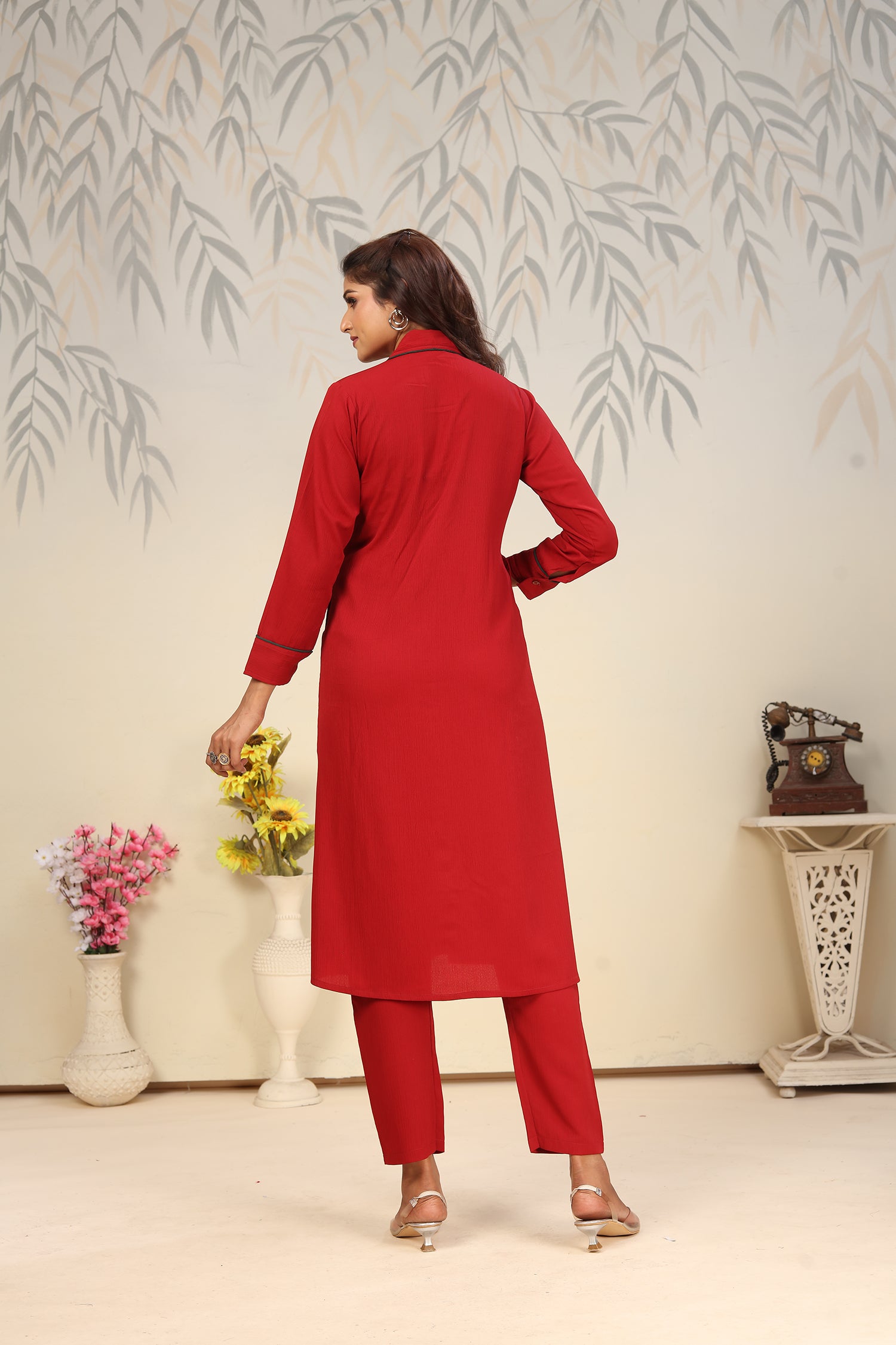 Clothiks Rinkal Cotton With Pocket kurti