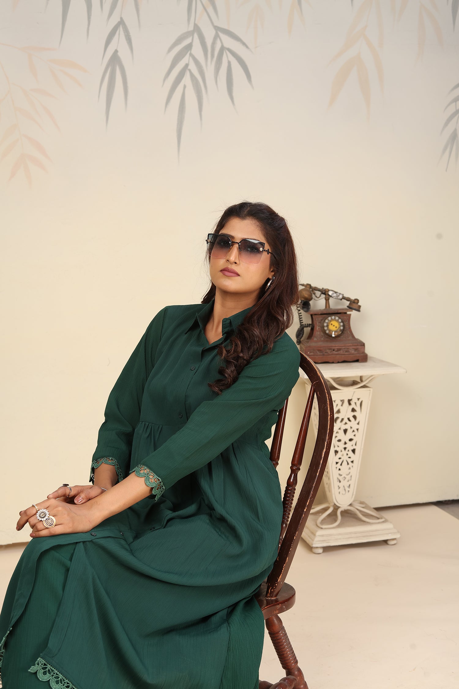 Clothiks Rinkal Cotton With Pocket kurti