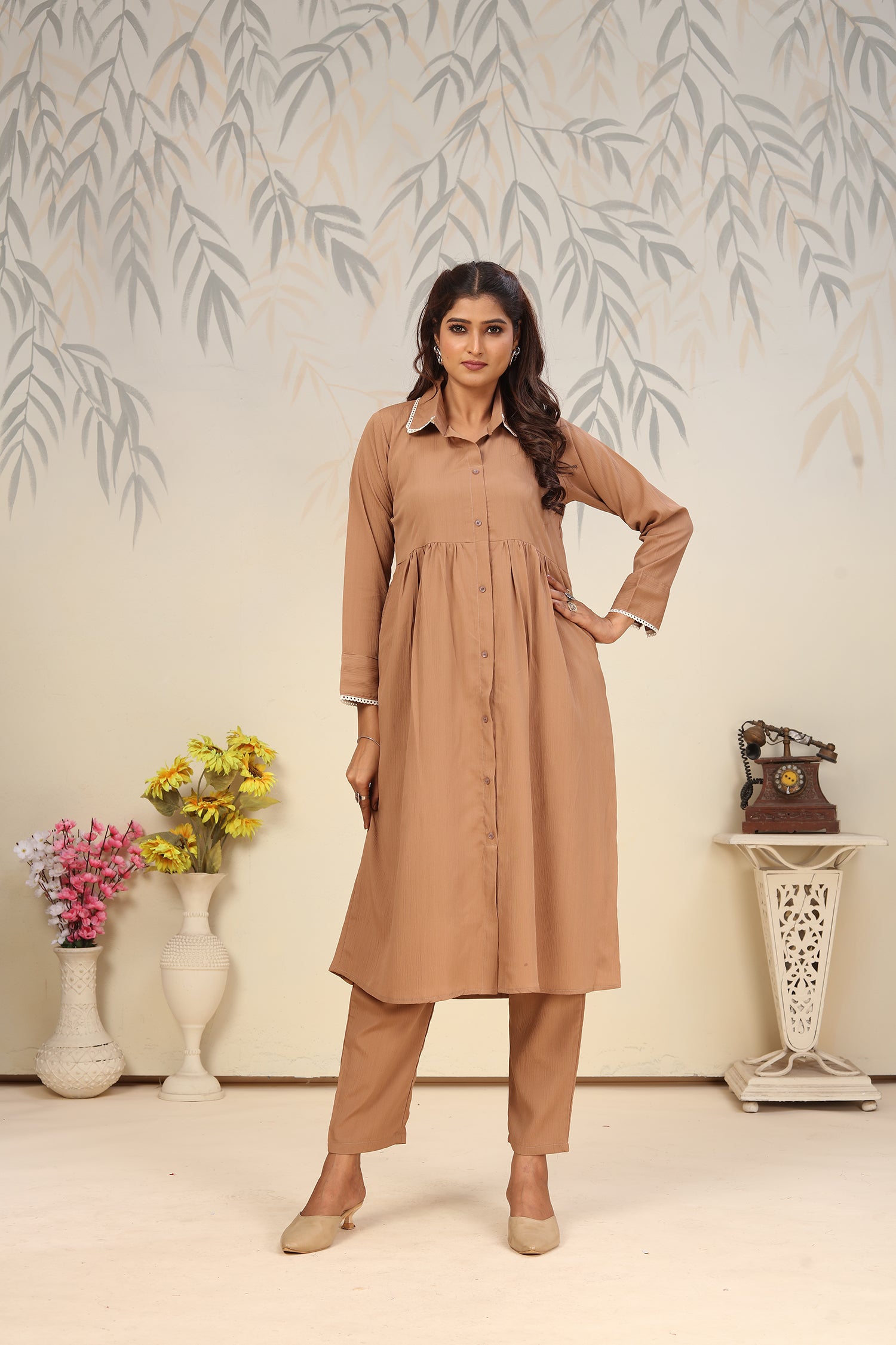 Cothiks Rinkal Cotton With Pocket kurti