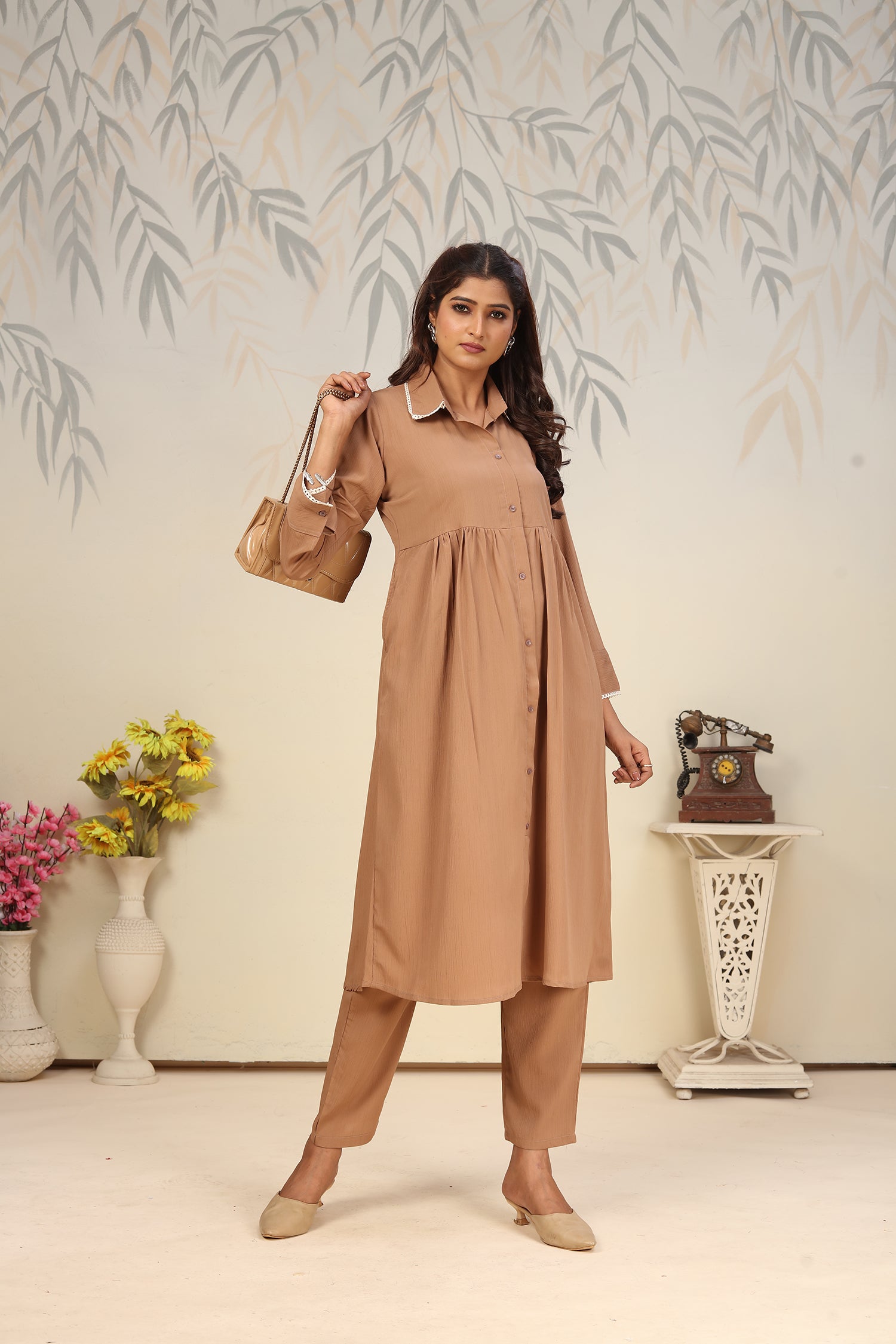Cothiks Rinkal Cotton With Pocket kurti