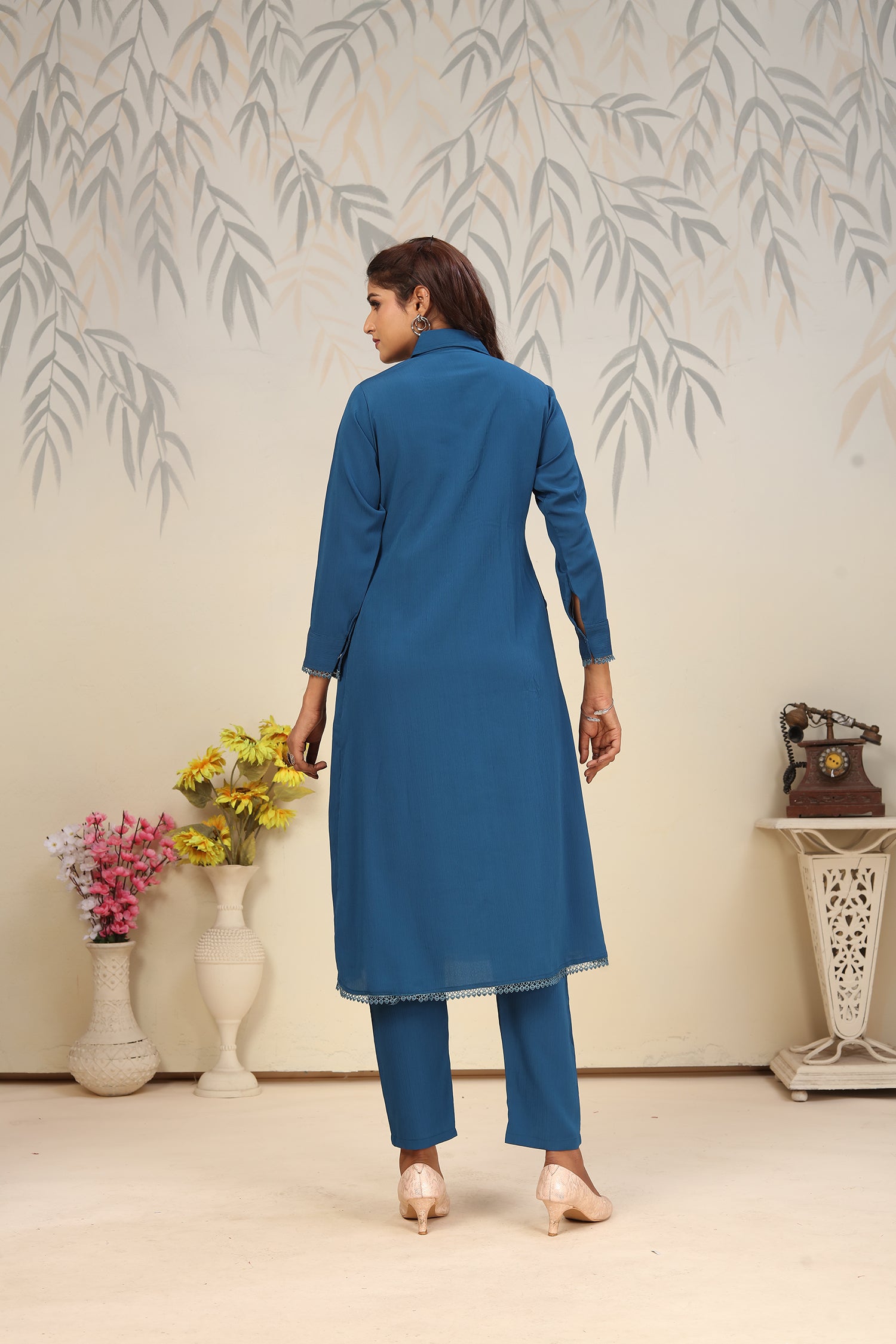 Clothiks Rinkal Cotton With Pocket kurti