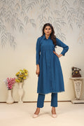 Clothiks Rinkal Cotton With Pocket kurti