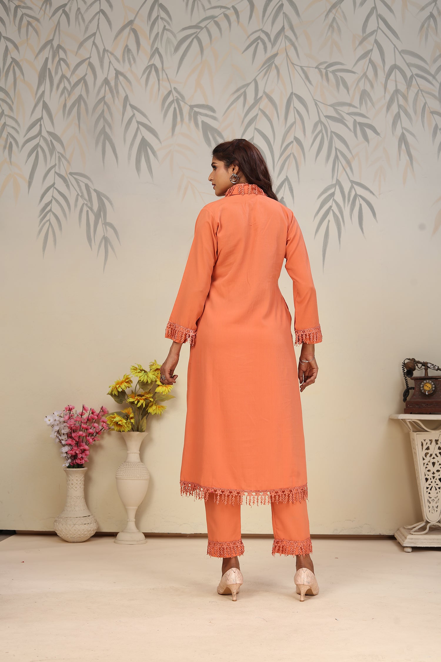 Clothiks Rinkal Cotton With Pocket kurti