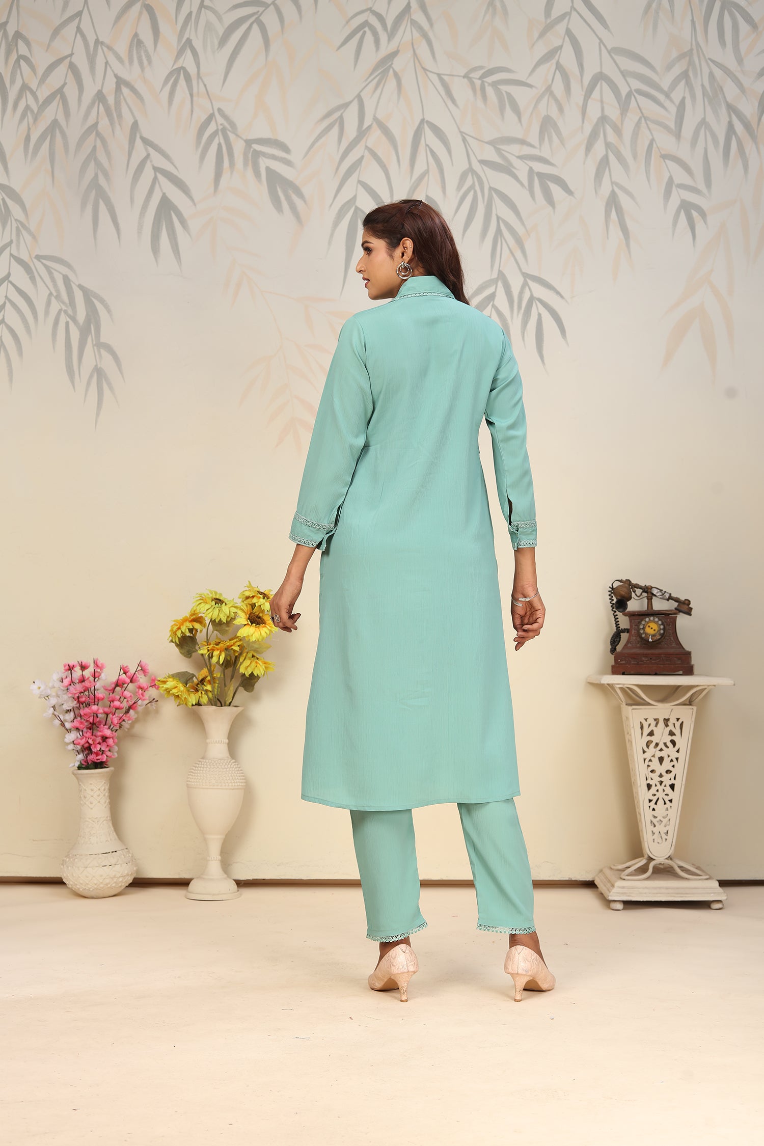 Clothis Rinkal Cotton With Pocket kurti