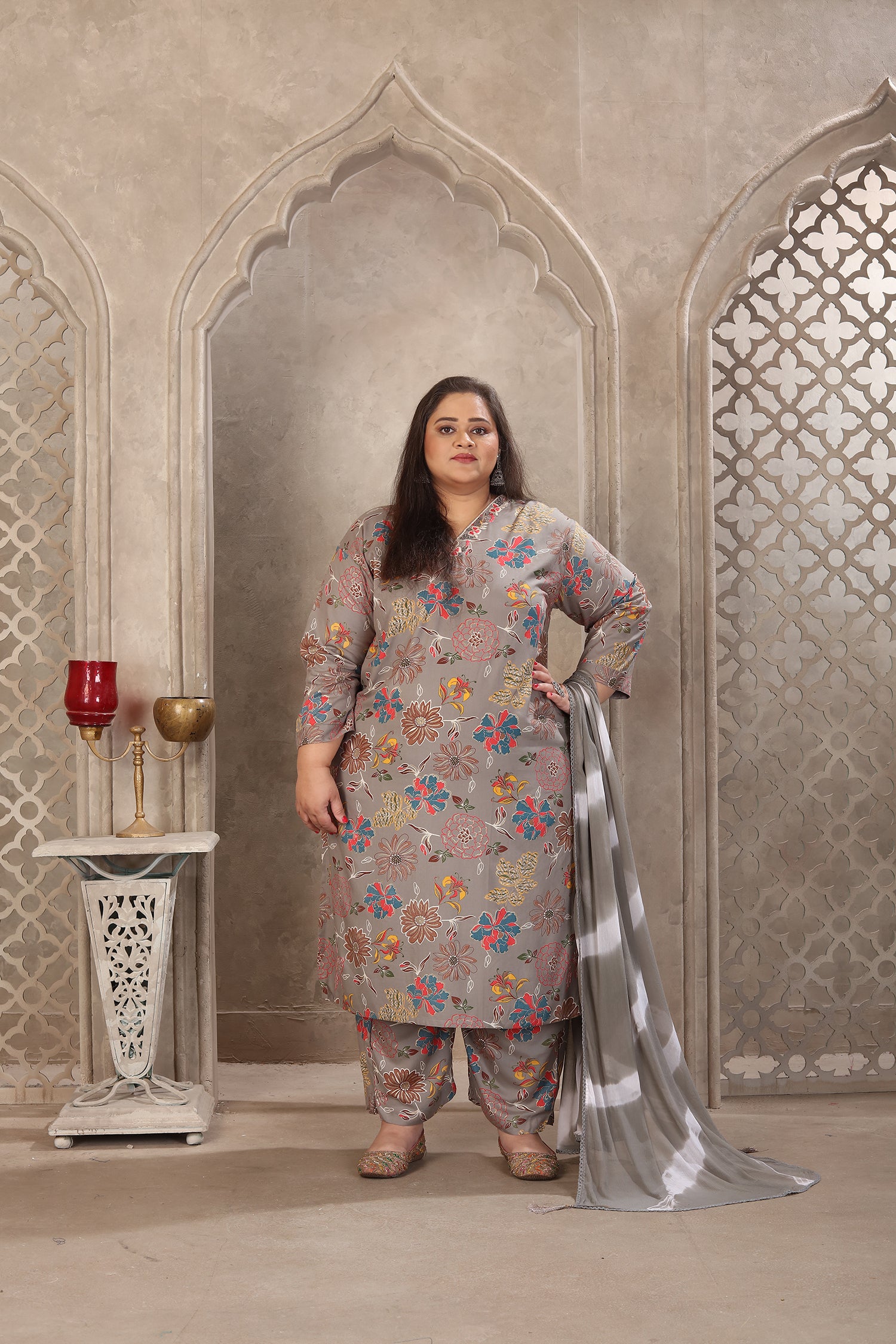 Clothiks Premium Riyon Export Quality With Handwork kurti
