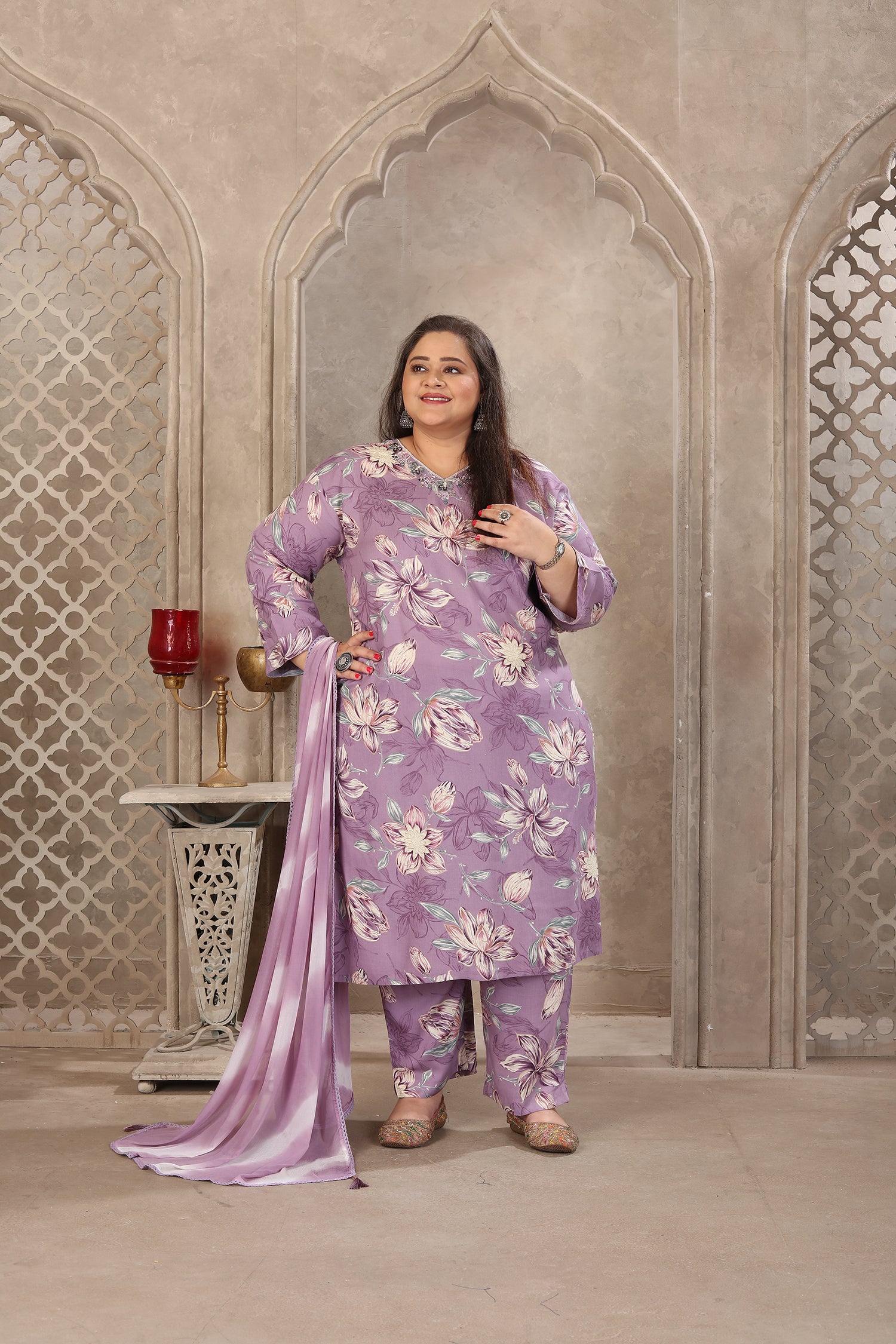 Clothiks Premium Riyon Export Quality With Handwork kurti