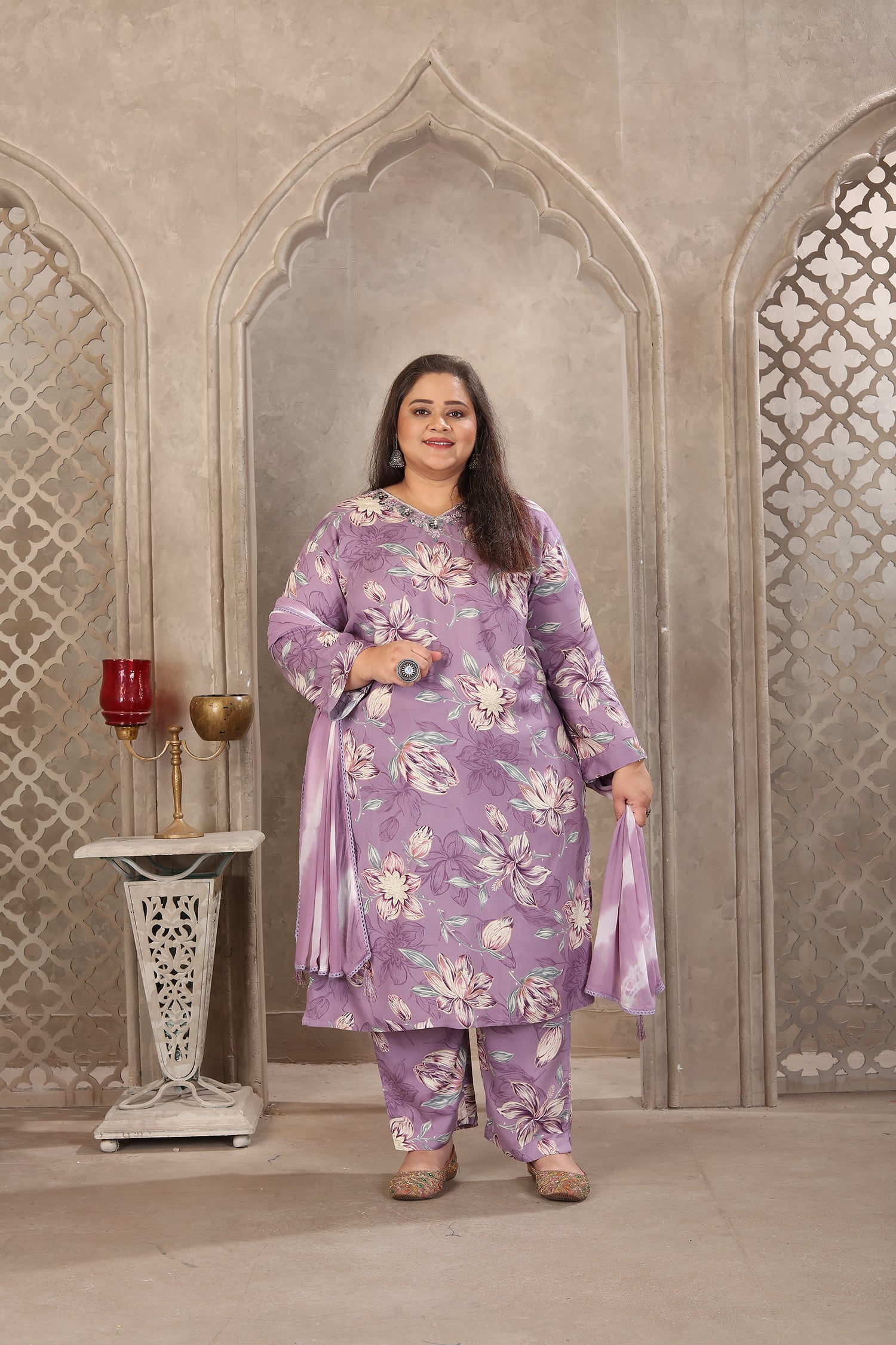 Clothiks Premium Riyon Export Quality With Handwork kurti