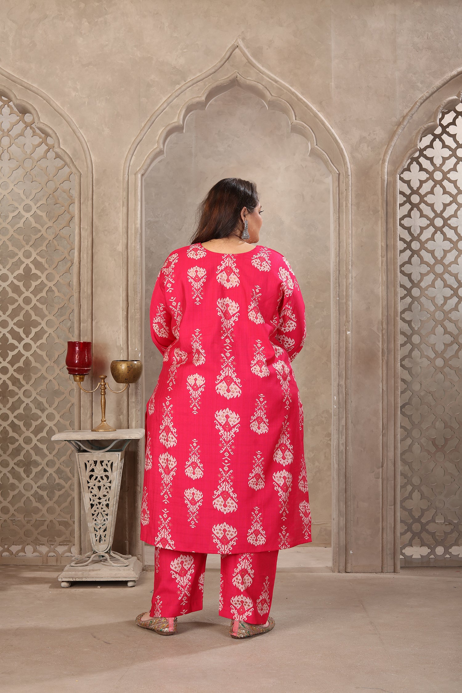 Clothiks Premium Lichi Viscose Export Quality With Handwork kurti