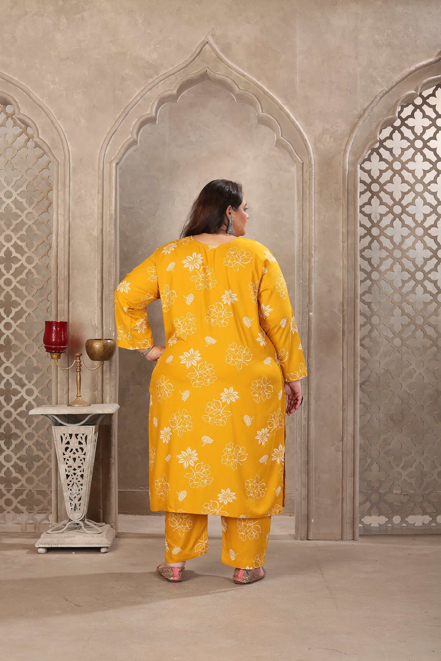 Clothiks Premium Riyon Export Quality With Handwork kurti