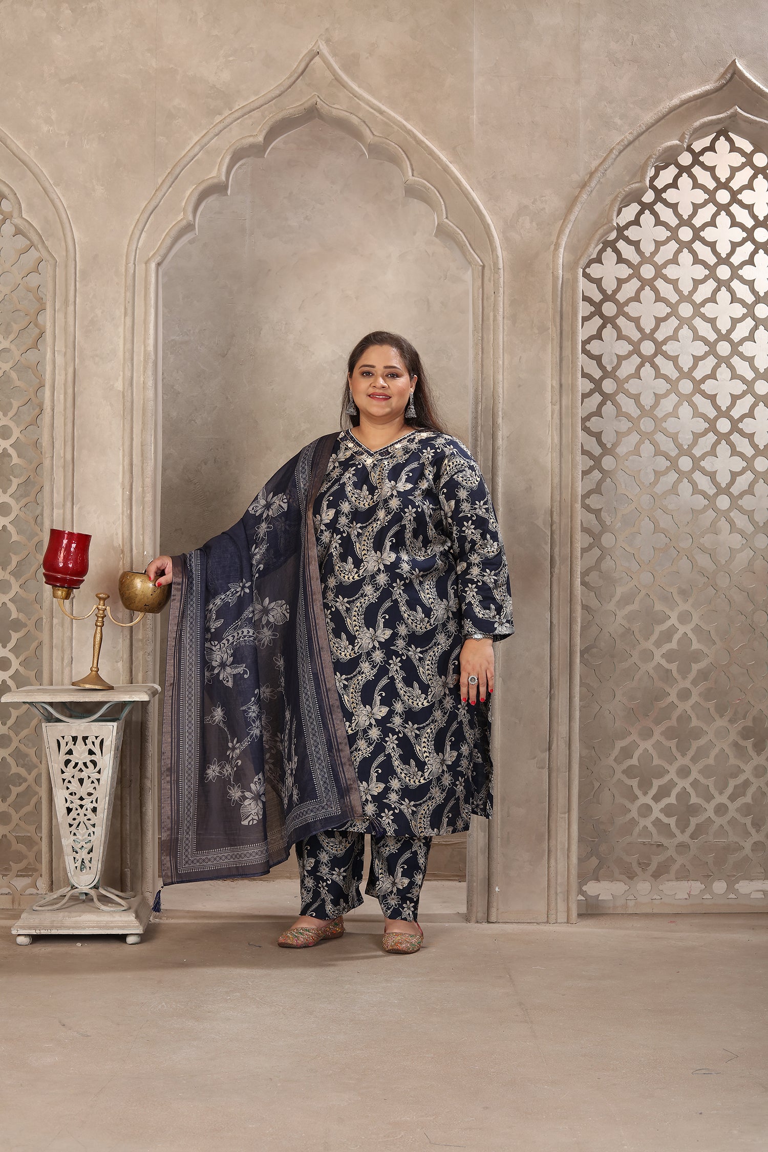 Clothiks Premium Lichi Viscose Export Quality With Handwork kurti