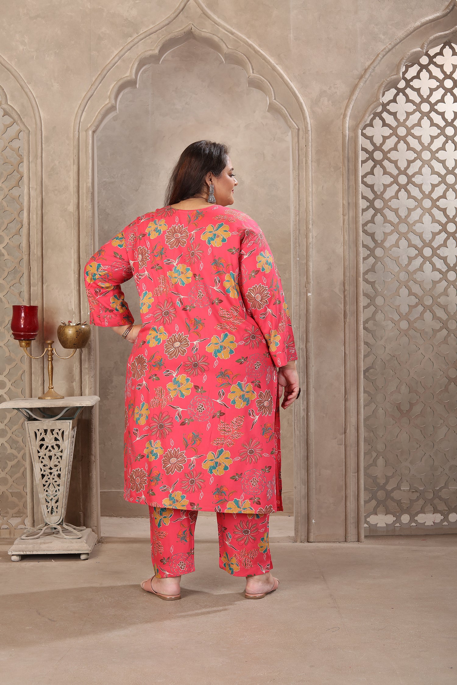 Clothiks Premium Riyon Export Quality With Handwork kurti