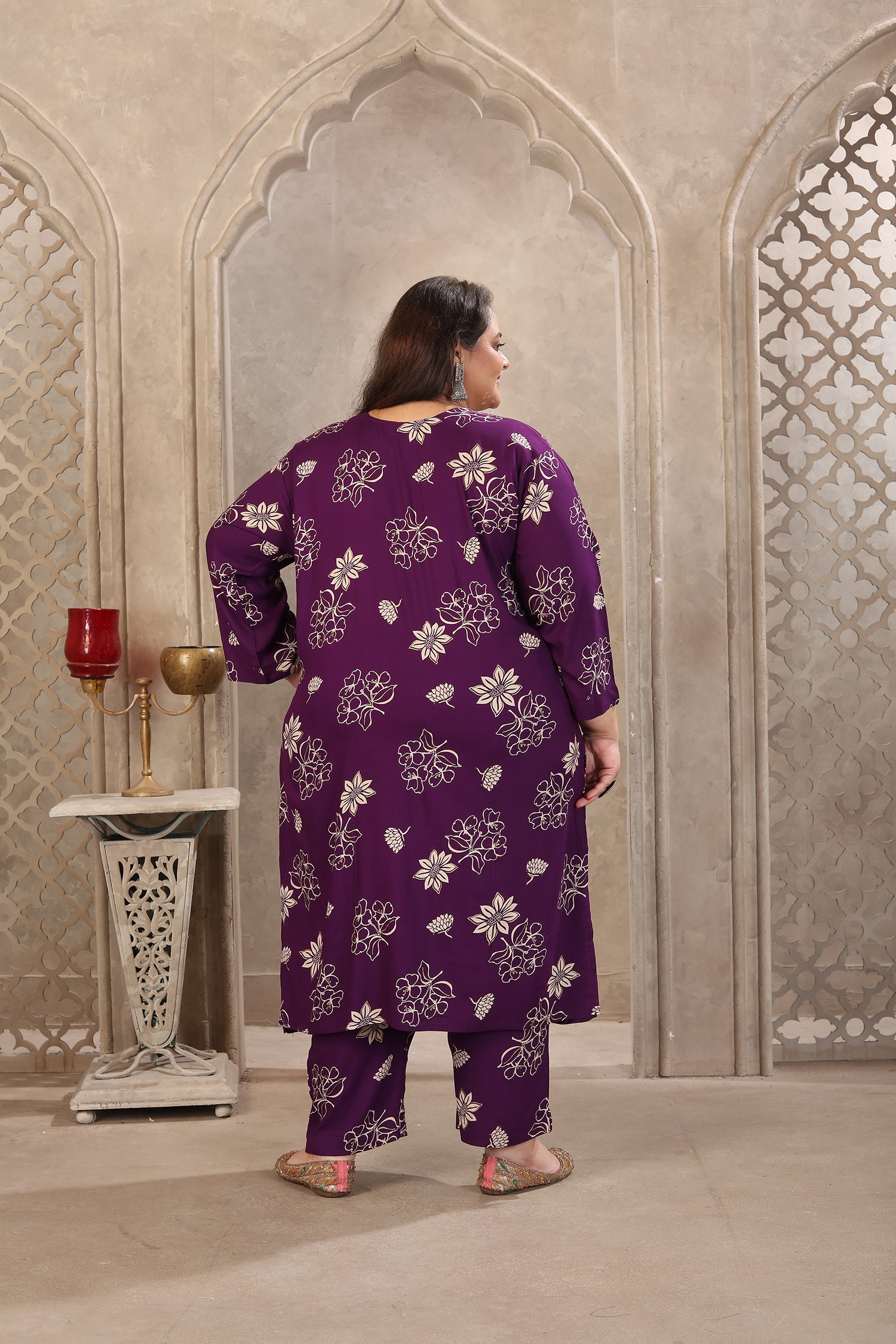 Clothiks Premium Riyon Export Quality With Handwork kurti