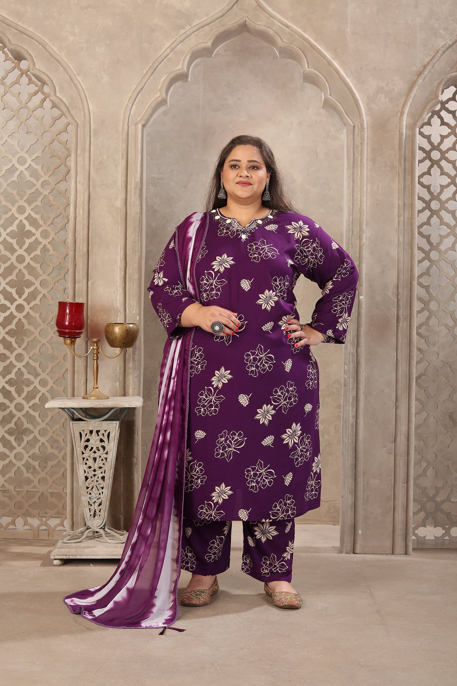 Clothiks Premium Riyon Export Quality With Handwork kurti