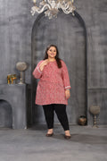 Clothiks Premium Riyon Export Quality Embroidery Full stiched kurti