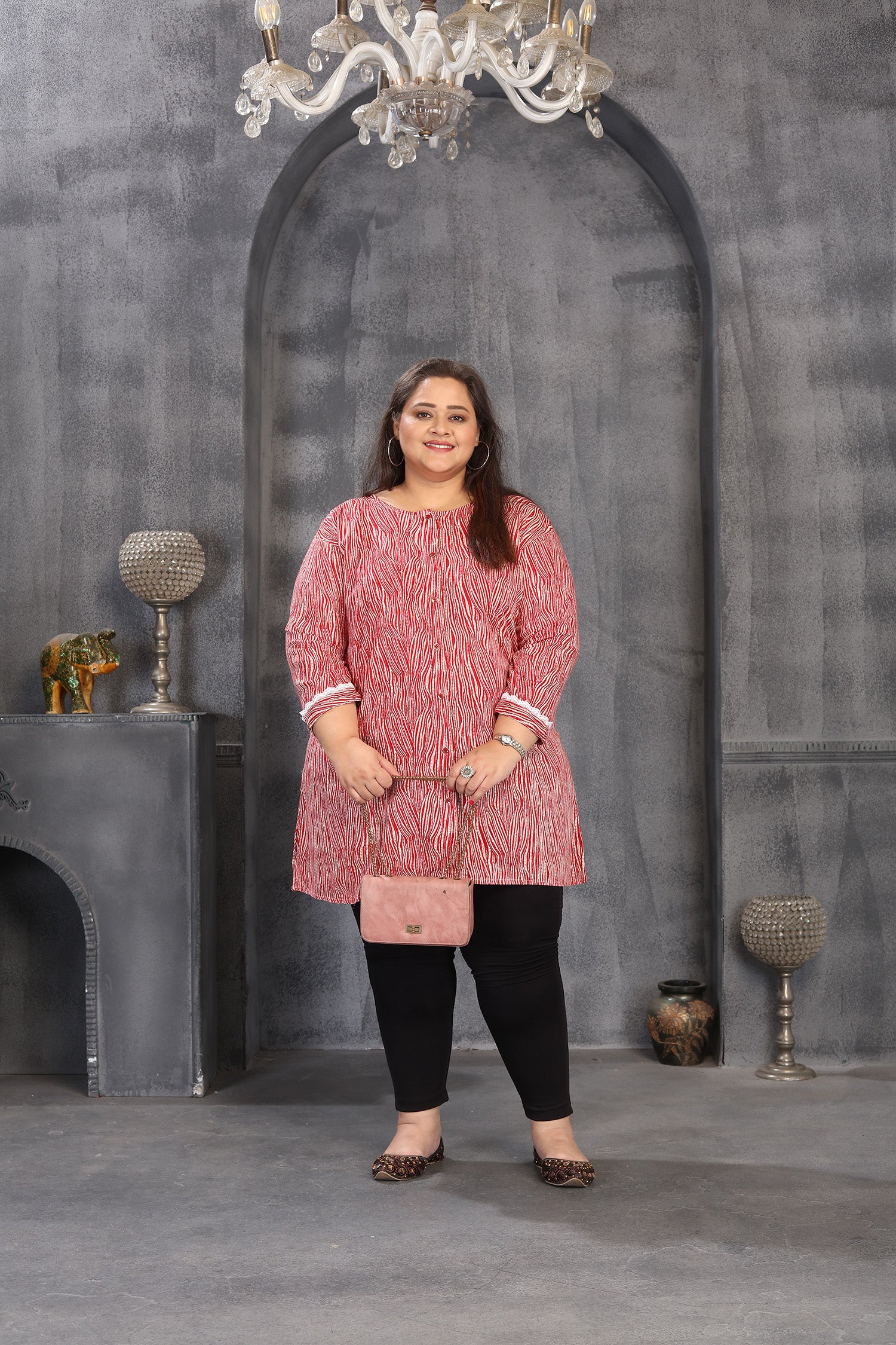 Clothiks Premium Riyon Export Quality Embroidery Full stiched kurti