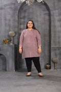 Clothiks Premium Riyon Export Quality Embroidery Full stiched kurti