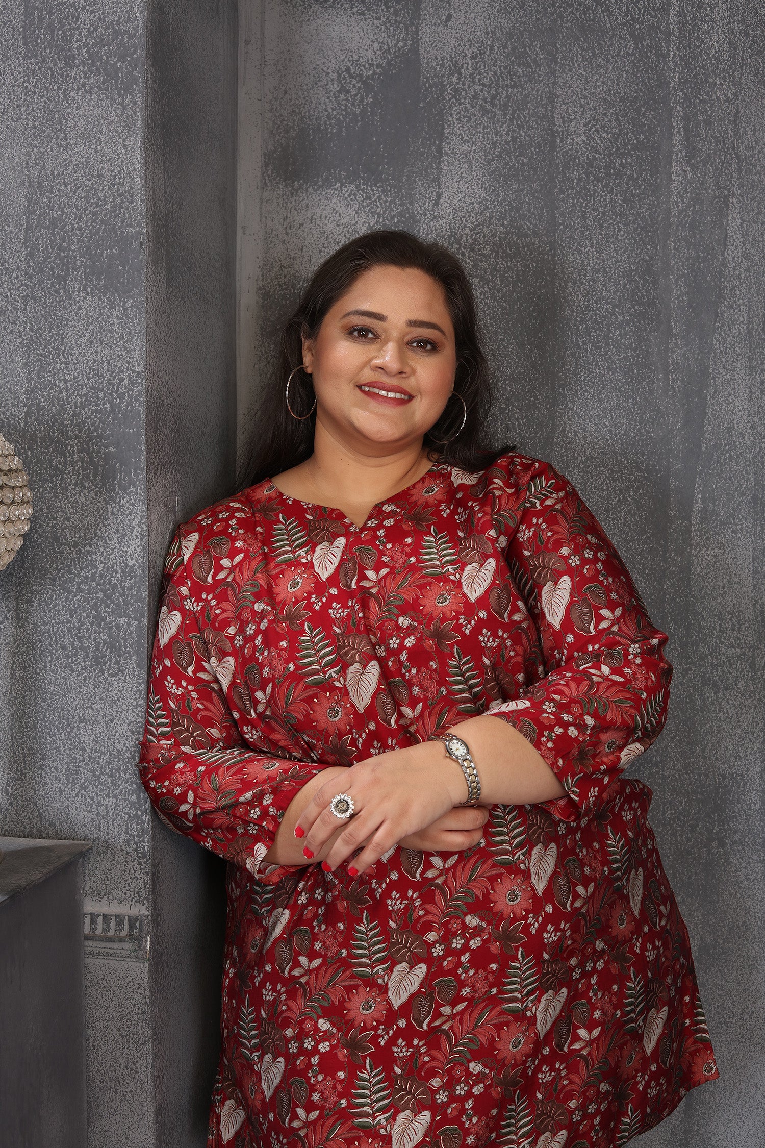 Clothiks Premium Chanderi Export Quality Embroidery Full stiched kurti