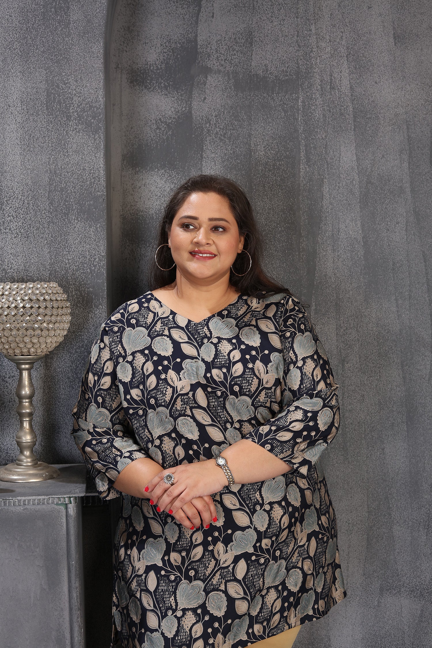 Clothiks Premium Riyon Export Quality Embroidery Full stiched kurti