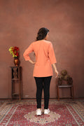 Clothiks Rinkal Cotton With Embroidery Work kurti