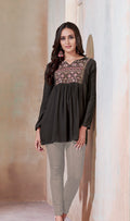 Clothiks 14KG Heavy Riyon Short Top with Designer style kurti