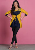 Clothiks 14KG Heavy Riyon Short Top with Designer style kurti
