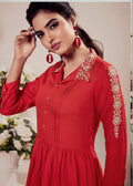 Clothiks 14KG Heavy Riyon Short Top with Designer style kurti
