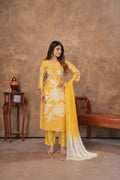 Clothiks Premium Chanderi Export Quality Handwork Full stiched kurti