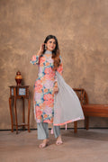 Clothiks Premium Chanderi Export Quality Handwork Full stiched kurti