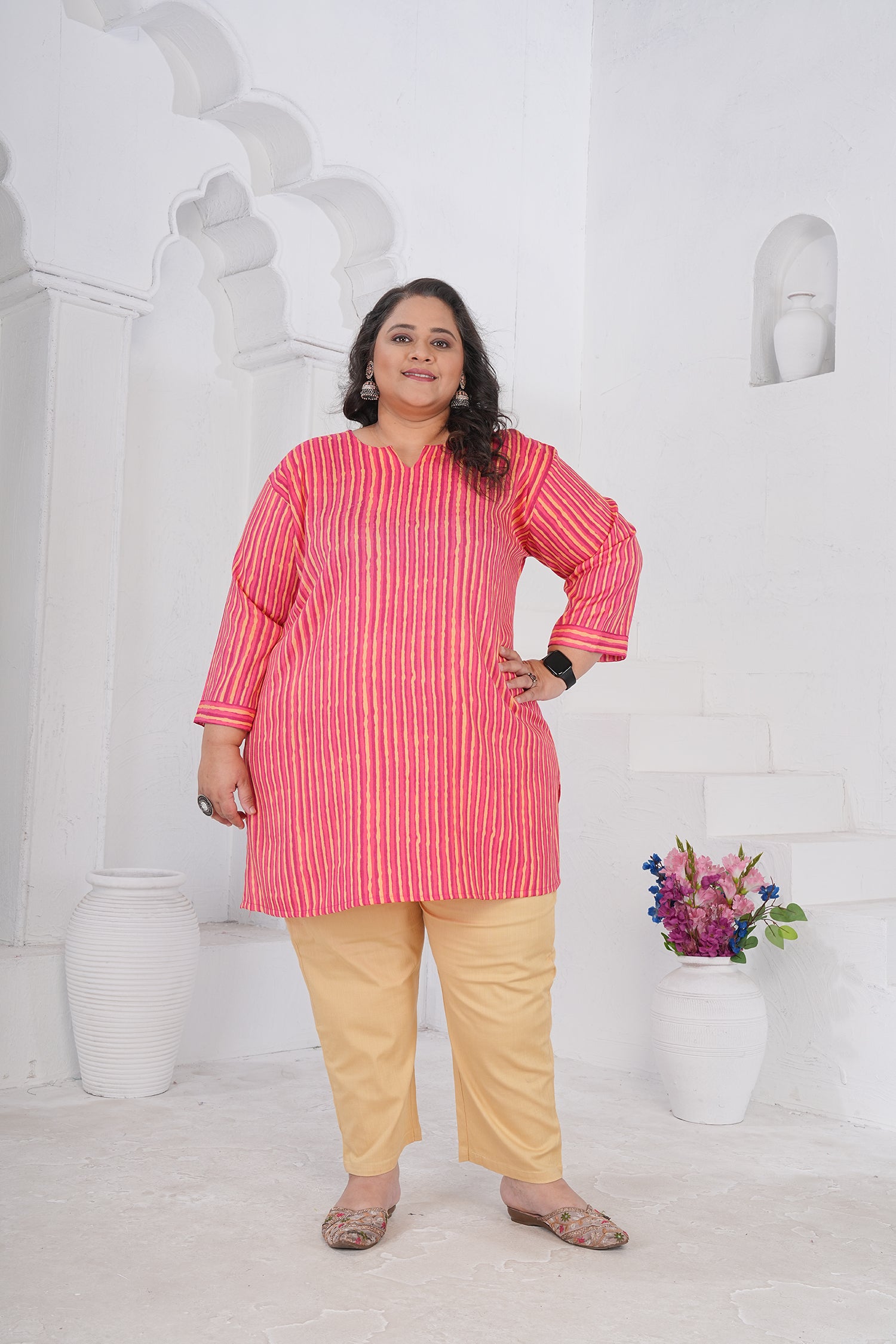 Clothiks RiyonSlub Full stiched kurti