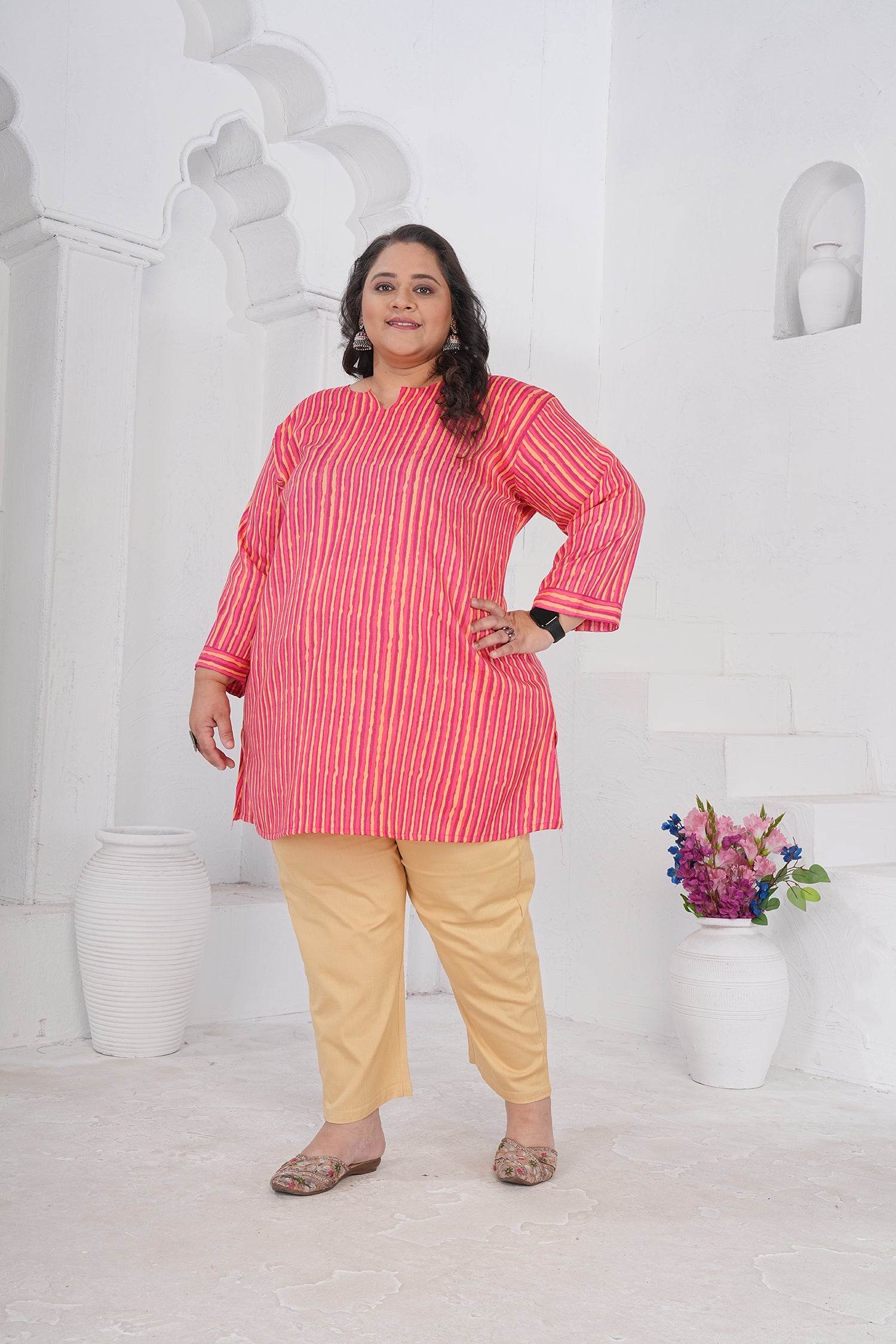 Clothiks RiyonSlub Full stiched kurti