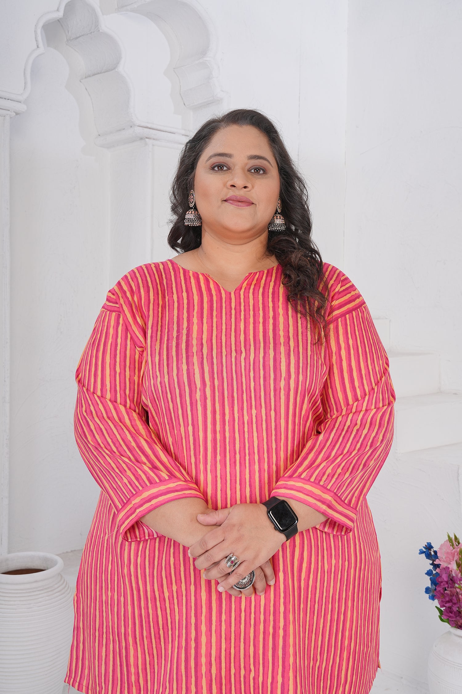 Clothiks RiyonSlub Full stiched kurti