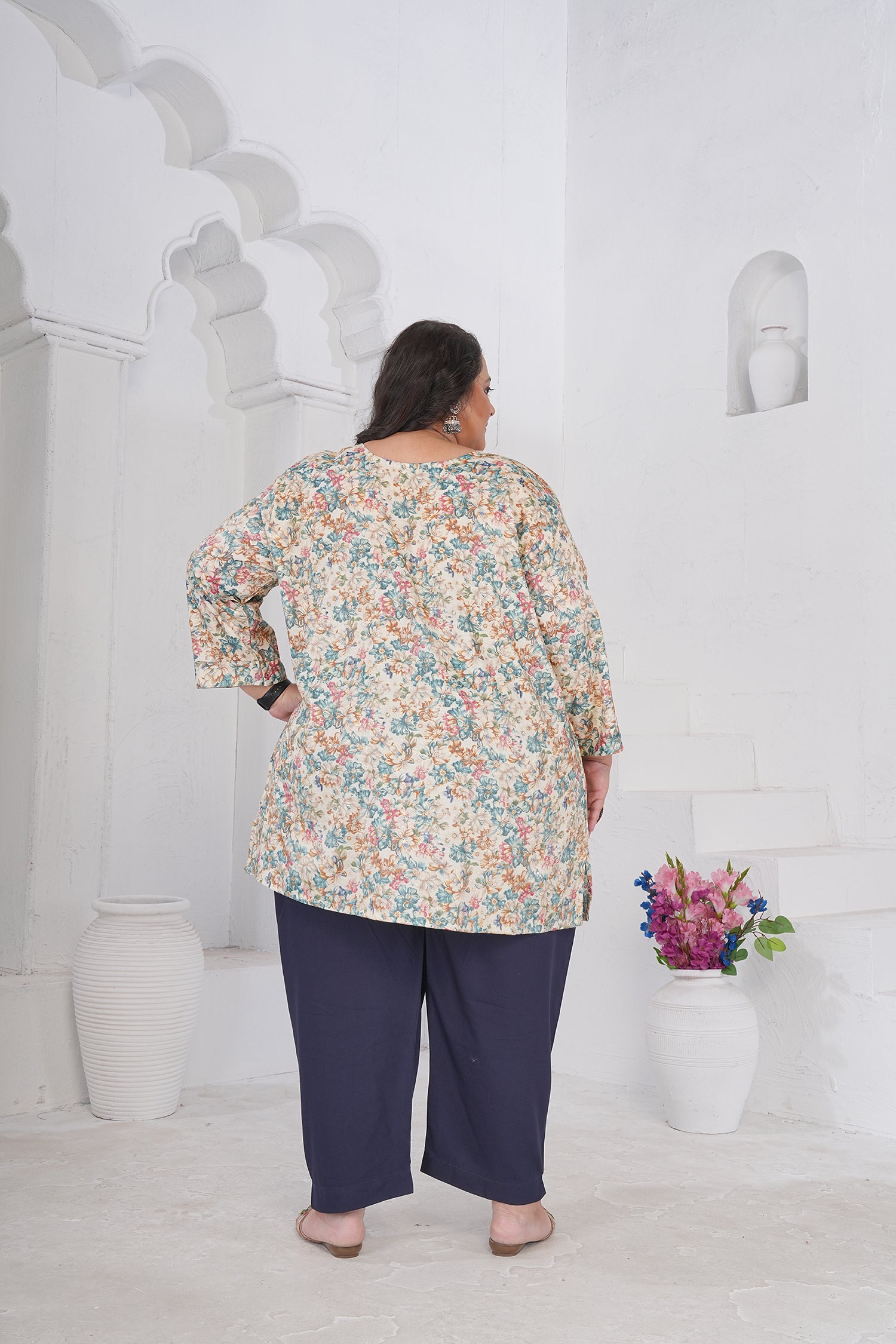 Clothiks RiyonSlub Full stiched kurti